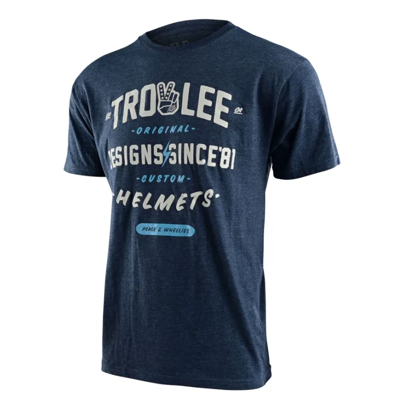 Troy Lee Designs Roll Out Youth Short Sleeve T-Shirt Navy Heather